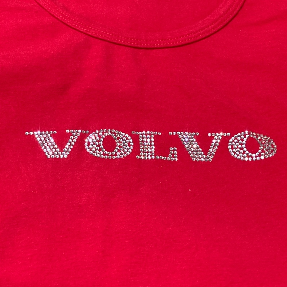 Volvo Women's Short Sleeve Tee - Red, Pink, Black, White - Picture 2 of 6